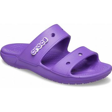 Crocs Classic Sandal Men's Slides Purple | Australia 1294ZUTG